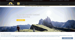 Desktop Screenshot of lasportiva.com