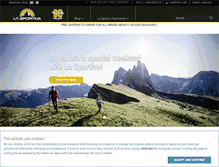 Tablet Screenshot of lasportiva.com
